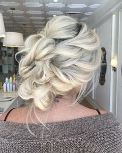 Virginia Blow Out Blow Dry Hair Done Up